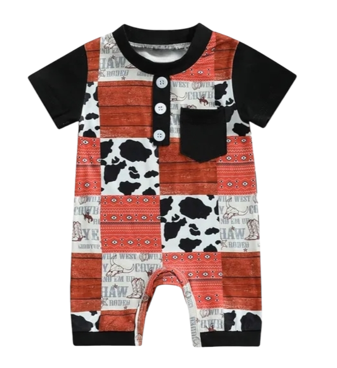 Rodeo Patchwork Romper